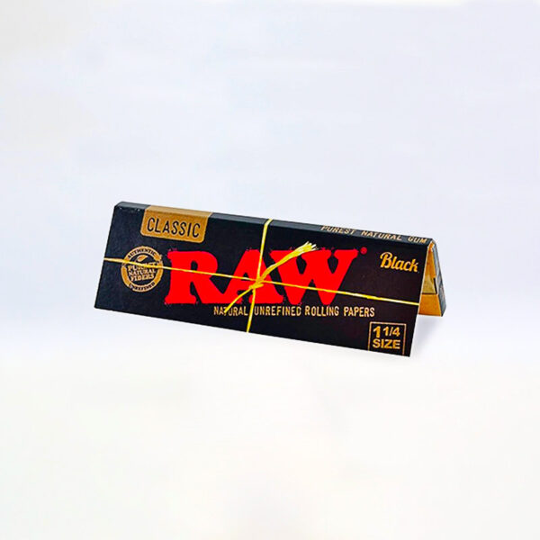 RAW 1 1/4 BLACK 24 Lib.