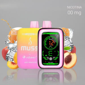 MUSS VAP CYBERFLEX JUICY PEACH ICE ZERO DL-5 25000 PUFF 00mg 18 ml 1 Ud.