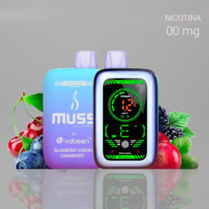 MUSS VAP CYBERFLEX BLUEBERRY CHERRY CRANBERRY ZERO DL-5 25000 PUFF 00mg 18 ml 1 Ud.