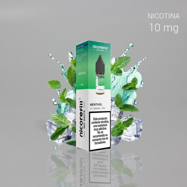 NICOREFILL SALTS MENTHOL 10mg 10ml 1Ud.