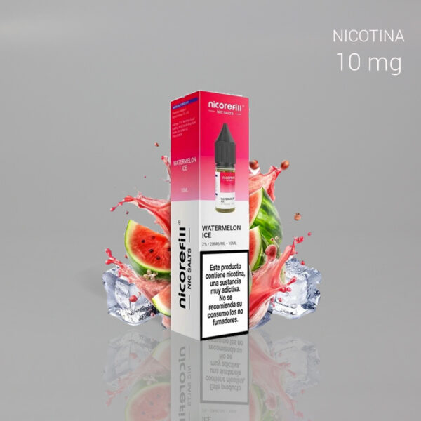 NICOREFILL SALTS WATERMELON ICE 10mg 10ml 1Ud.