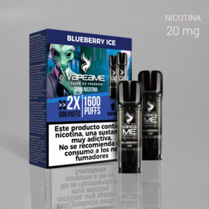 VAPEAME SET 2 RECARGAS 800C+800C BLUEBERRY ICE 20mg. 1 Ud.