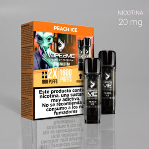 VAPEAME SET 2 RECARGAS 800C+800C PEACH ICE 20mg. 1 Ud.