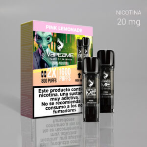 VAPEAME SET 2 RECARGAS 800C+800C PINK LEMONADE 20mg. 1 Ud.