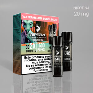 VAPEAME SET 2 RECARGAS 800C+800C WATERMELON BUBBLEGUM 20mg. 1 Ud.